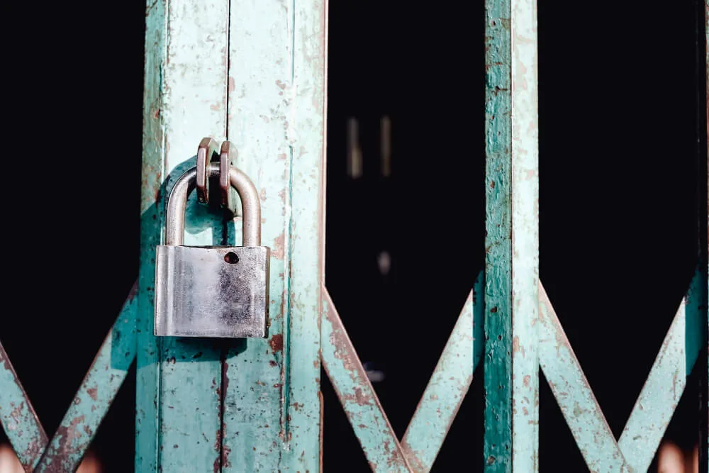 locked gate locked gate